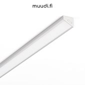 Kulmalista kannella LED-nauhalle 2000mm AP26 / AP27 / AP28