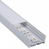 Iso alumiinilista kannella LED-nauhalle 2000mm AP60