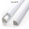 Iso Kulmalista kannella LED-nauhalle 2000mm AP01