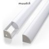Iso Kulmalista kannella LED-nauhalle 2000mm AP01