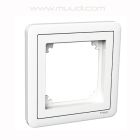 Peitelevy Exxact Combi adapterilla 1-osainen Valkoinen