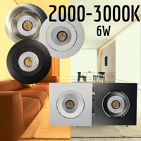 Dim to Warm Himmennettävä LED spotti 2000-3000K 6W PX03
