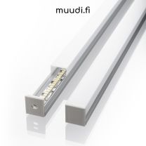 Lista kannella ja johtokotelolla led-nauhoille 2000mm AP06