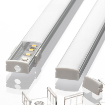 Lista kannella led-nauhoille  2000mm AP15/AP33/AP34