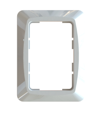 Peitelevy Exxact Combi adapterilla 3-osainen Valkoinen