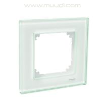 Exxact Solid Peitelevy 1-osainen Lasi Valkoinen