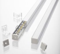 Kantikas kulmalista kannella LED-nauhalle 2000mm AP12