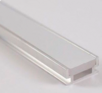 Lattialista  kannella led-nauhoille 2000mm AP07