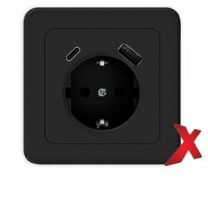 ETMAN Painonappi 6/16AX/250V/IP21 UPJ 2X VAL 22101 ET01