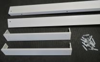 Valkoinen Pinta-asennuskehys 300*1200 paneelille AK03