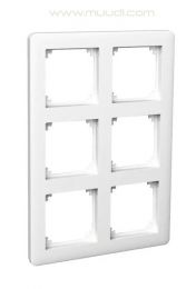 Peitelevy 2x3-matriisikehys valkoinen Exxact Primo