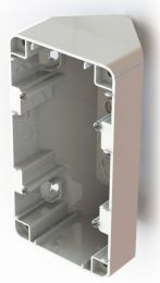 Pinta-asennuskotelo kulma 2-osainen 