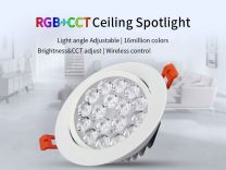 RGB ja Värilämpötilasäädettävä LED spottivalo 9W