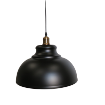 Iso riippuvalaisin Flara E27 musta RL05