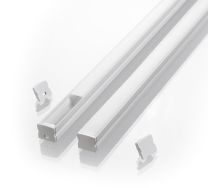 Valkoinen Lista kannella LED nauhoille 1700mm AP21