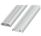 Alumiini/Valkoinen/Musta pintalista kannella LED-nauhalle 2000mm AP80/AP81/AP82